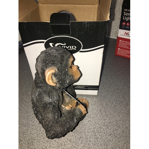 450D - NEW BOXED  Vivid Arts Pet Pal Sitting Baby Chimp