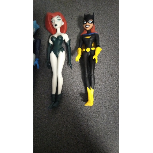 414 - FOUR FEMALE BATMAN SERIES FIGURES