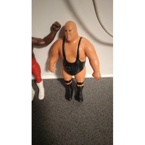 416 - TWO HASBRO WRESTLERS