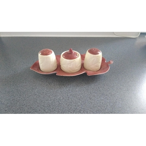 388 - CARLTON WARE AUSTRALIAN DESIGN CRUET SET