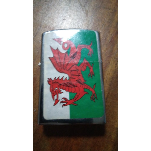 699 - WELSH FLAG PETROL LIGHTER