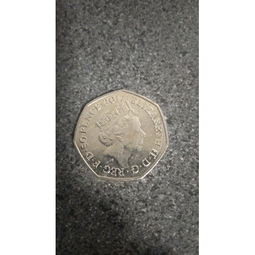 608 - THE TALE OF PETER RABBIT 50P COIN