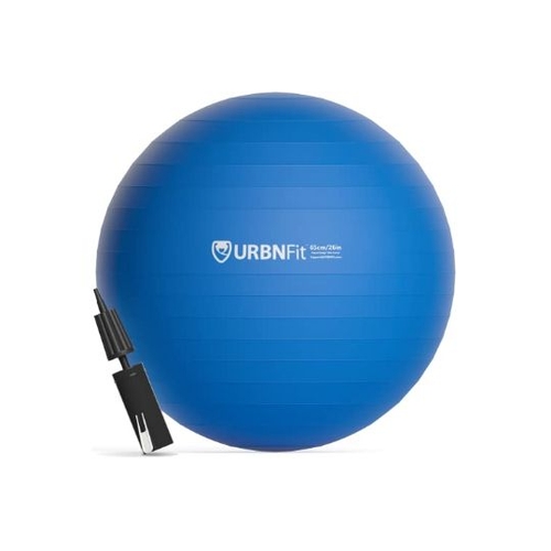 279 - NEW BOXED URBN FIT Exercise Ball (65 Cm) For Stability & Yoga IN BLUE
285