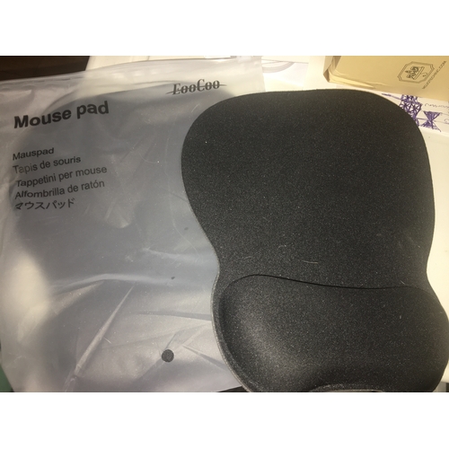 174 - TWO NEW BAGGED WRIST SUPPORT MOUSE PADS