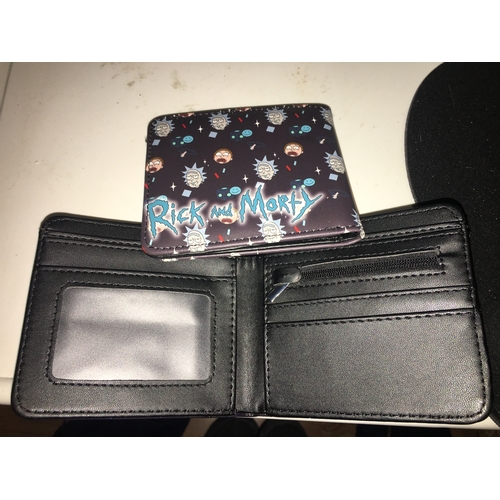 10 - NEW SEALED TWIN PACK OF LONG CORNER RICK AND BLACK BOTTOM RICK FAMILY WALLETS