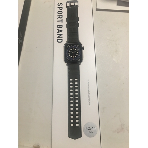 277 - NEW BOXED APPLE WATCH SPORT BAND 42-44mm