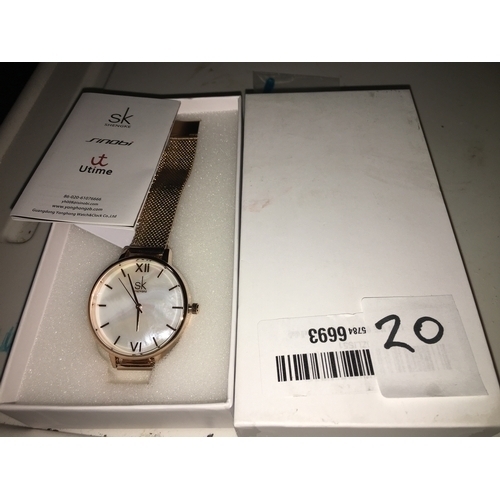 259 - NEW BOXED LADIES SK WATCH 20