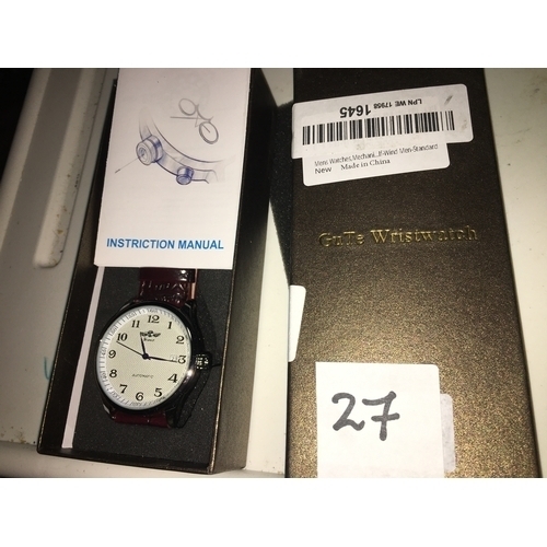 262 - NEW BOXED GUTE MENS WATCH 27