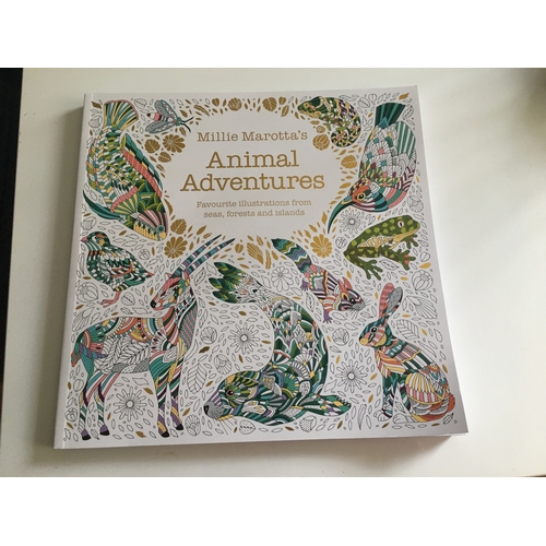 15 - NEW MILLIE MAROTTA'S ANIMAL ADVENTURES ADULTS COLOURING BOOK BARGAIN