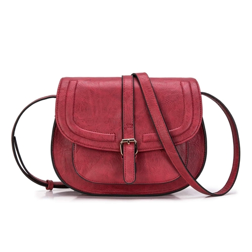 62 - NEW BAGGED AFKOMST Crossbody Bag for Women Small Satchel and Shoulder IN RED