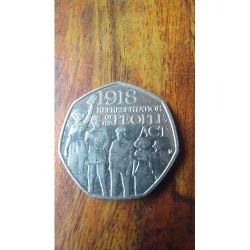 440Y - 2018 REPRESENTATION OF THE PEOPLE ACT 50P COIN