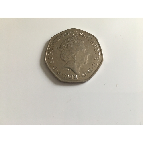 440S - 2017 PETER RABBIT 50P COIN