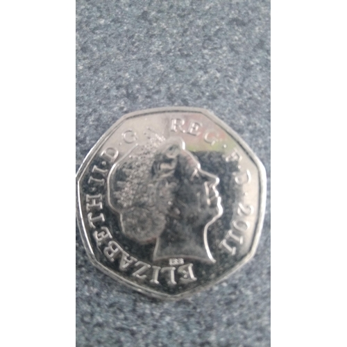 442 - 2011 OLYMPIC 50P COIN