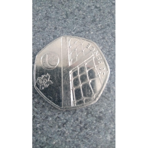 442 - 2011 OLYMPIC 50P COIN