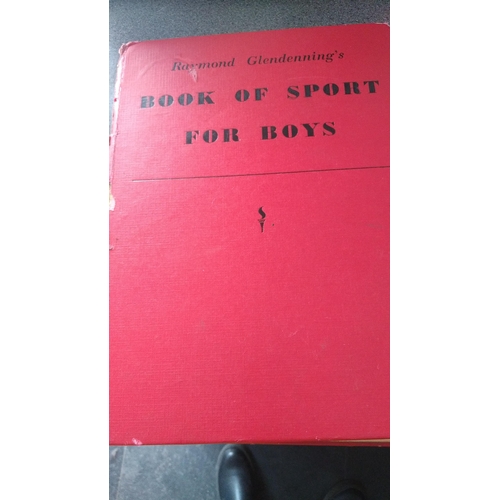 688 - BOOK OF SPORT FOR BOYS AND COPY OF THE LEVEN MAIL 1954