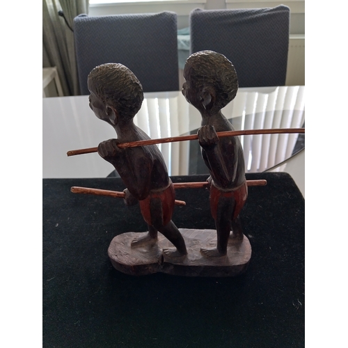 307 - EARLY PAIR OF AFRICAN FIGURES