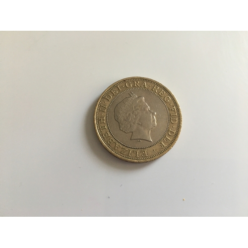 412 - WW11 1945-2005 60 YRS £2 COIN