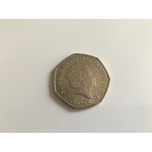 463 - 2018 1918 PEOPLES ACT 50P COIN