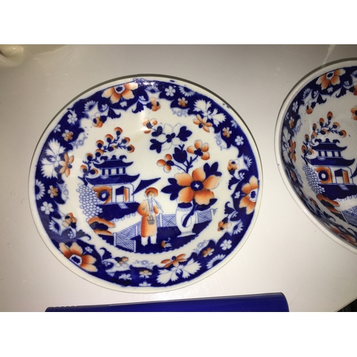 536 - PAIR OF LARGE ORIENTAL BOWLS