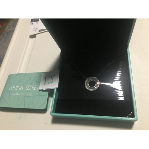 732 - NEW LOUISA SECRET Necklace for Women 925 Sterling Silver Ferris Wheel Pendant, With Presentation Box