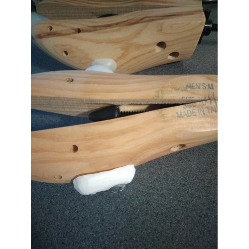 551 - PAIR OF WOODEN SHOE TREES