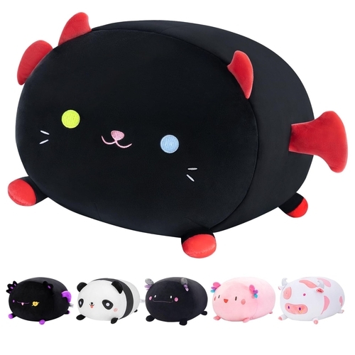 22 - NEW BOXED Mewaii 16'' Soft Devil Axolotl Plush Pillow Stuffed