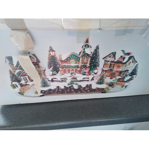 530 - BOXED XMAS VILLAGE