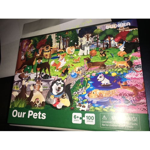 190 - NEW BOXED QUOKKA OUR PETS 100 Piece Jigsaw Puzzles for Kids 3 4 5 Year Olds