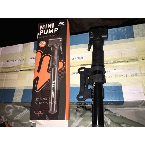 739 - NEW BOXED MINI BIKE PUMP