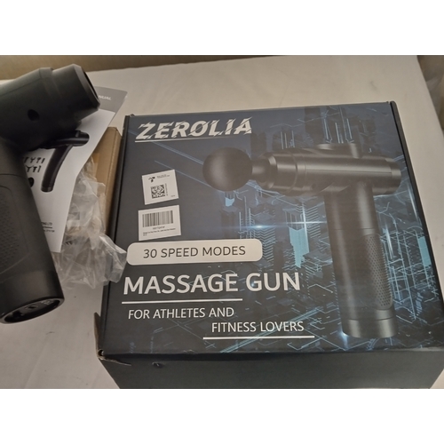 262 - NEW BOXED ZEROLIA MASSAGE GUN