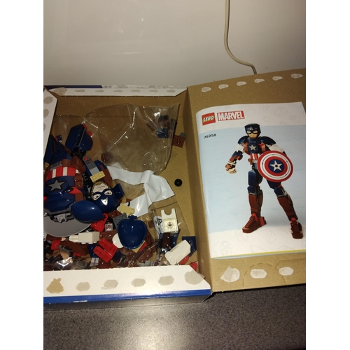 514 - LEGO MARVEL CAPTAIN AMERICA SET COMPLETE