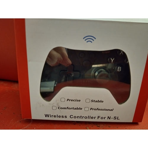 269 - NEW BOXED WIRELESS GAMEPAD CONTROLLER FOR N-SL IN BLACK