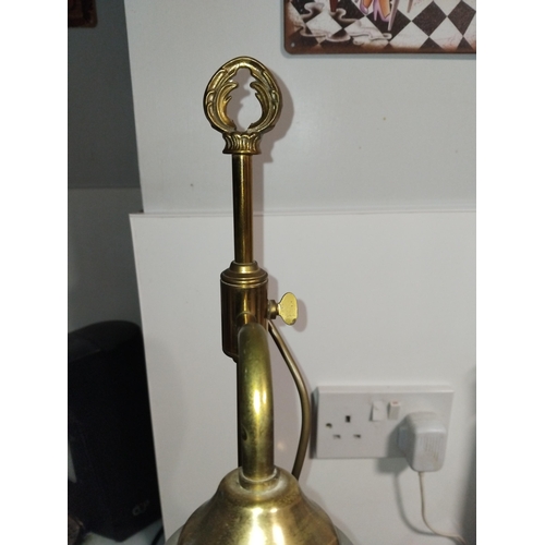 496 - NICE BRASS TABLE LAMP