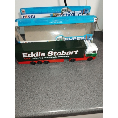 562 - BOXED CORGI EDDIE STOBART DIECAST LORRY