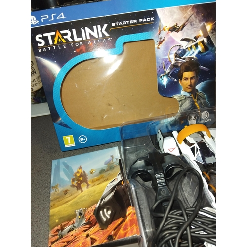 528 - PS4 BOXED BATTLE STARLINK STARTER SET