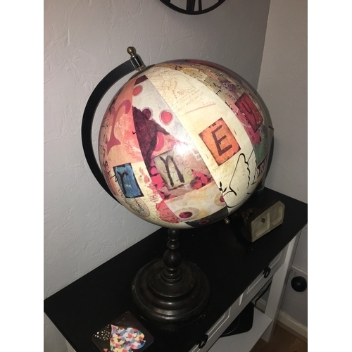 439 - VERY NICE TALL DECORATIVE 'GLOBE' 32 CM