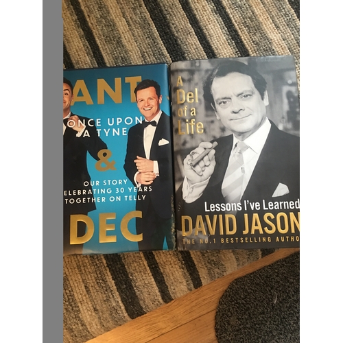 200Y - DAVID JASON HARDBACK AND ANT AND DEC HARDBACK BOOKS