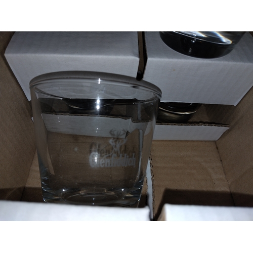 300H - BOXED SET OF SCANDANAVIAN SIX GLENFIDDICH WHISKY GLASSES