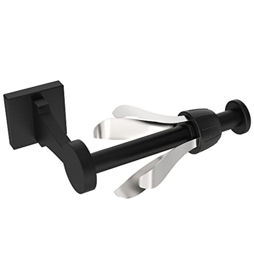 36 - NEW BOXED  VEHHE TOILET ROLL WALL MOUNTED HOLDER BLACK