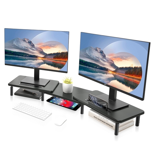 151 - NEW BOXED Suptek Dual Monitor Stand Riser