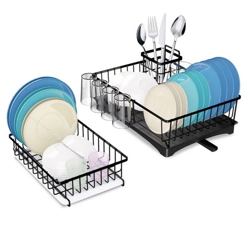 161 - NEW BOXED TONLEA Dish Drying Rack, Stainless Steel Dish Racks for Kitchen Counter,