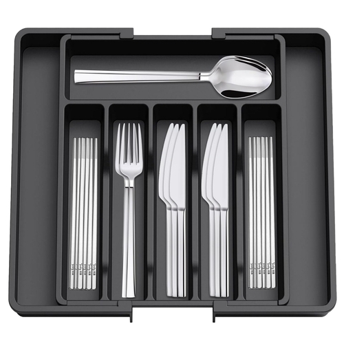 170 - NEW BOXED OLIYA Silverware Adjustable Drawer Organise