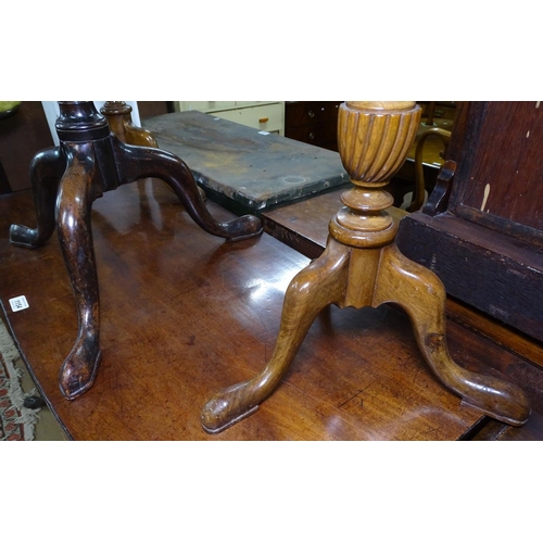 1153 - 3 mahogany tripod tables