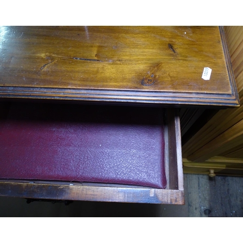 1272 - A Victorian walnut mirror-back sideboard, base fitted with drawers and carved panelled cupboards, on... 