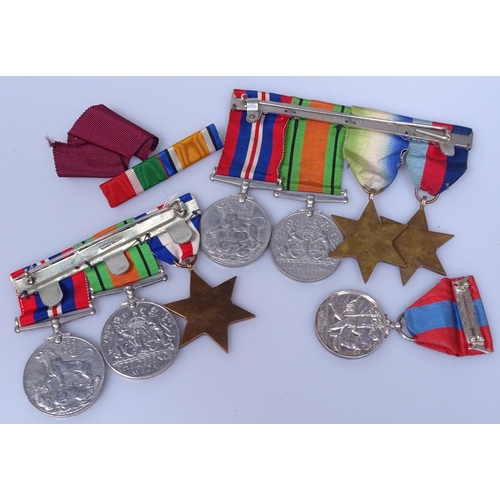 143 - Second World War medals, and a Queen Elizabeth II medal