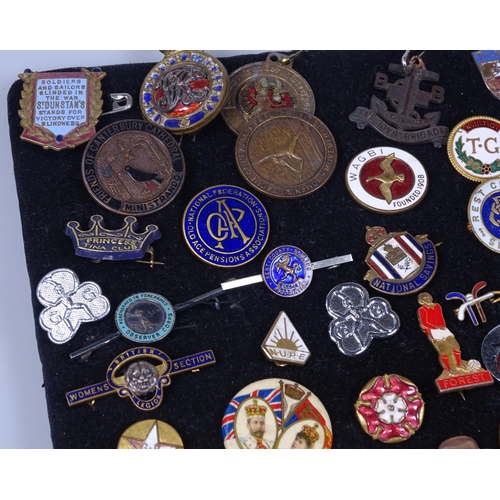 160 - Enamelled and other badges