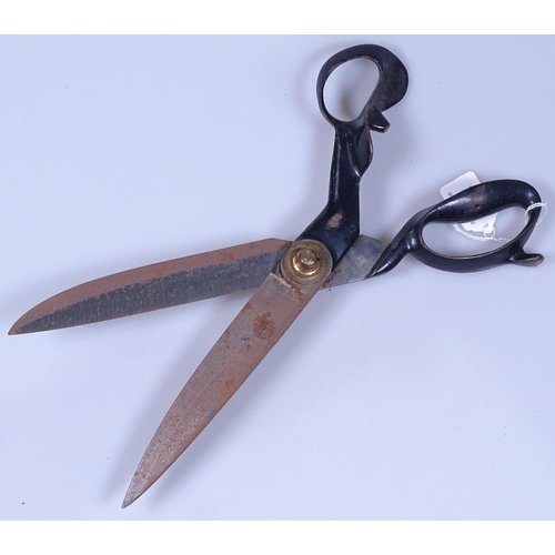 174 - Antique tailor's shears by Wilkinson of Sheffield, length 14