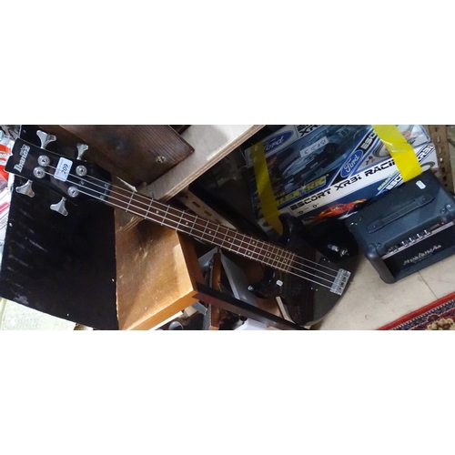 209 - Ibanez base electric guitar and amp