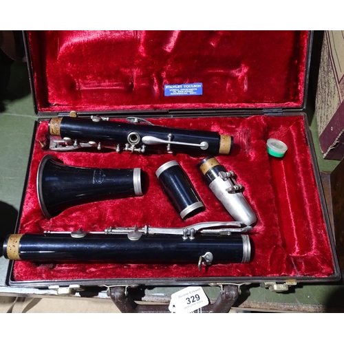 329 - An Yvette clarinet in fitted case