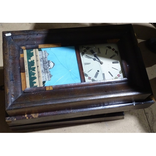 418 - 5 Vintage wall clocks